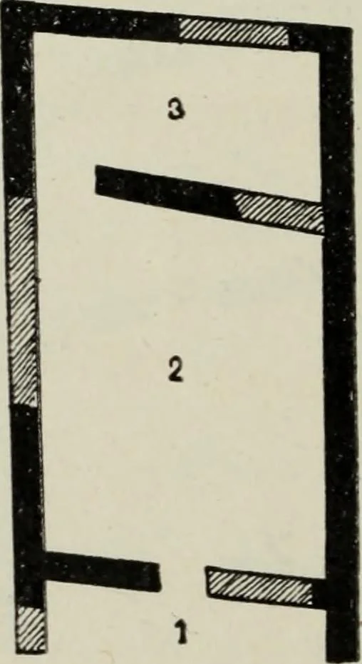 An illustration from Les origines de l'édifice hypostyle en Grèce, en Orient et chez les romains, 1913, leaf 57