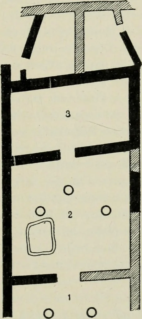 An illustration from Les origines de l'édifice hypostyle en Grèce, en Orient et chez les romains, 1913, leaf 58