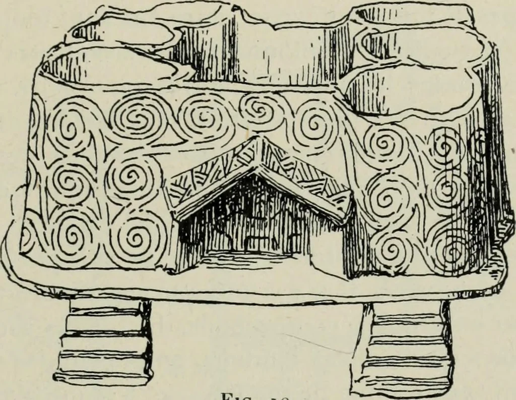 An illustration from Les origines de l'édifice hypostyle en Grèce, en Orient et chez les romains, 1913, leaf 76