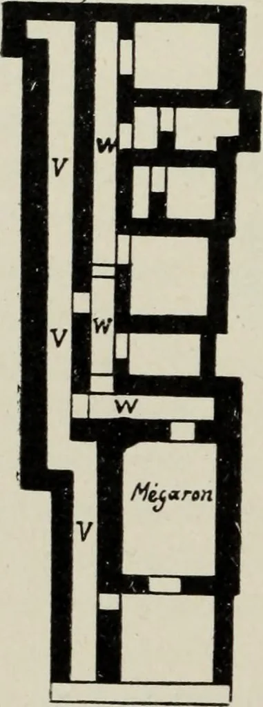 An illustration from Les origines de l'édifice hypostyle en Grèce, en Orient et chez les romains, 1913, leaf 79