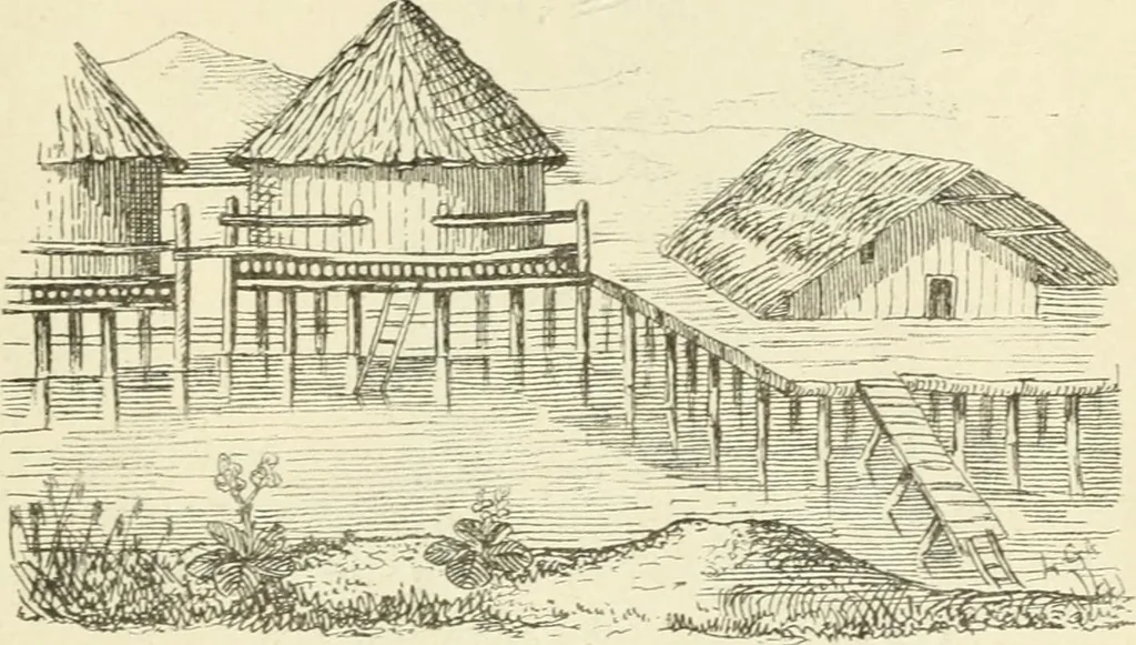 An illustration from Les origines : questions d'apologétique, 1890, leaf 358