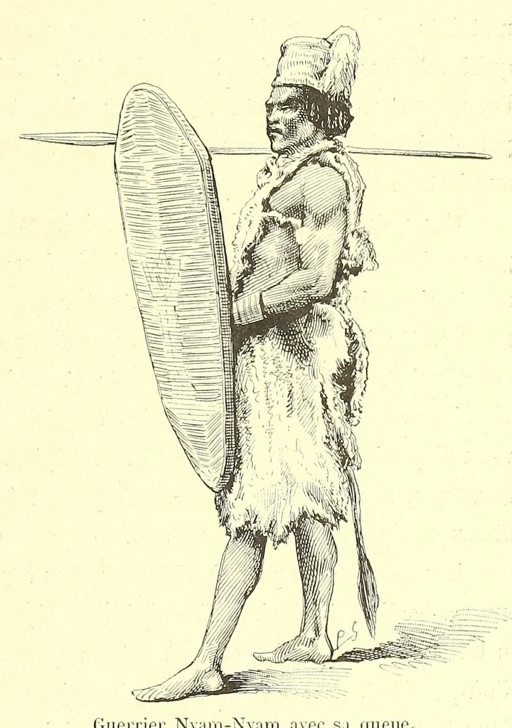 An illustration from Les parures primitives : avec une introduction sur les temps préhistoriques, 1894, leaf 123