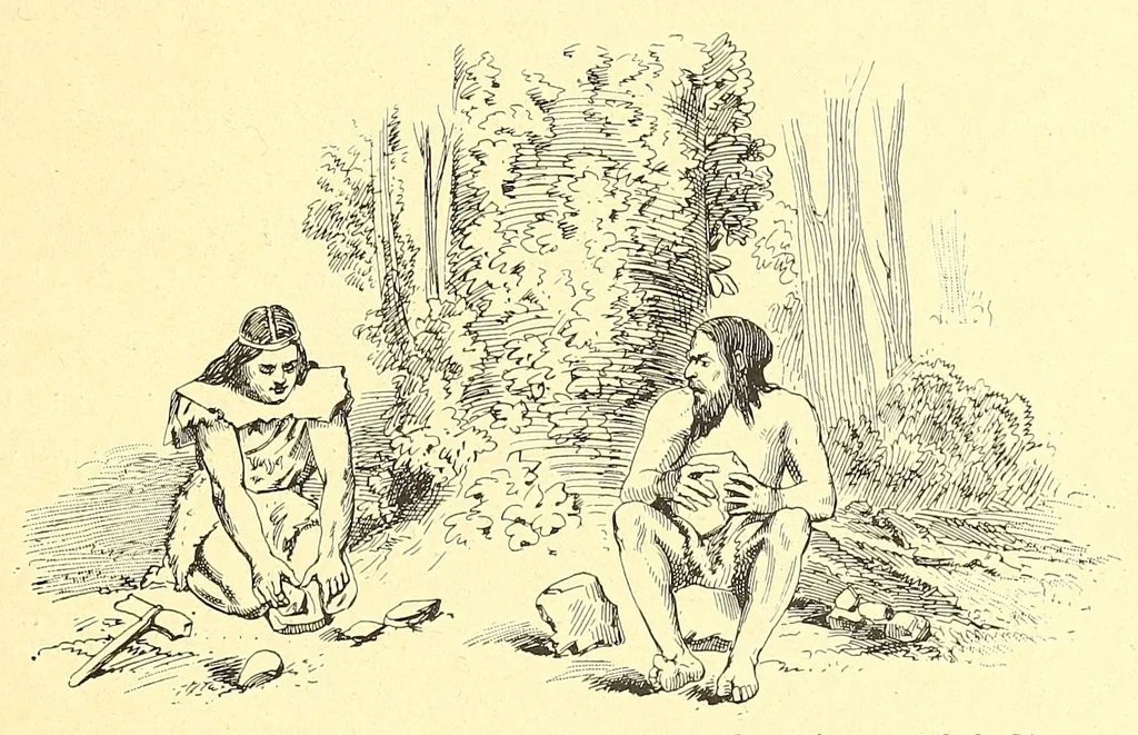 An illustration from Les parures primitives : avec une introduction sur les temps préhistoriques, 1894, leaf 29