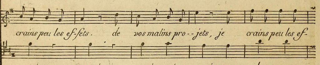 An illustration from Les pecheurs; comédie en un acte [d'Adrien Nicolas Piédefer, marquis de La Salle d'Offémont], 1700, leaf 136