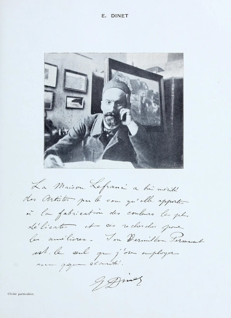 An illustration from Les peintres et la couleur, 1902, leaf 103