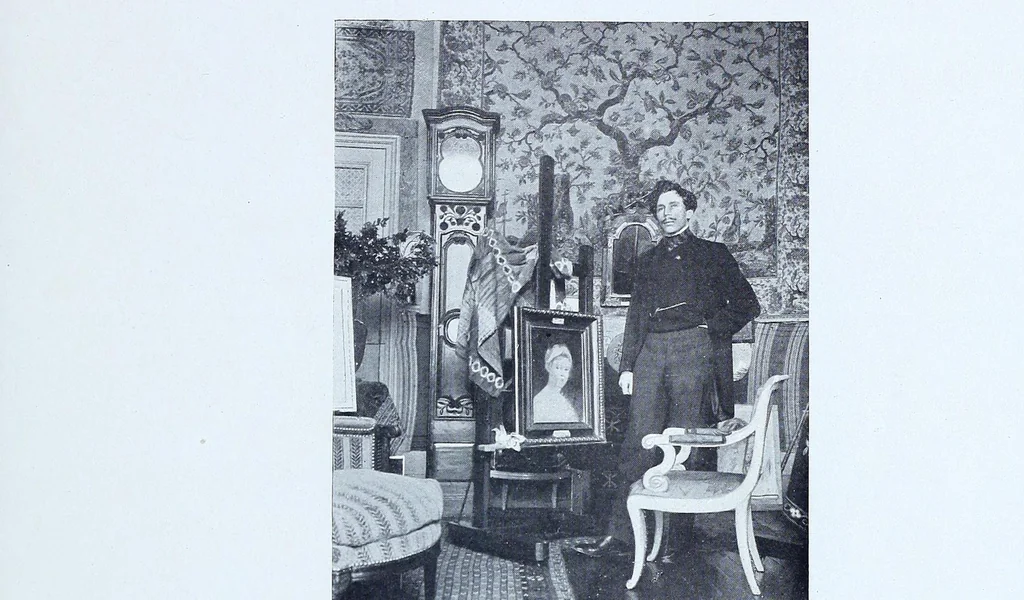 An illustration from Les peintres et la couleur, 1902, leaf 115