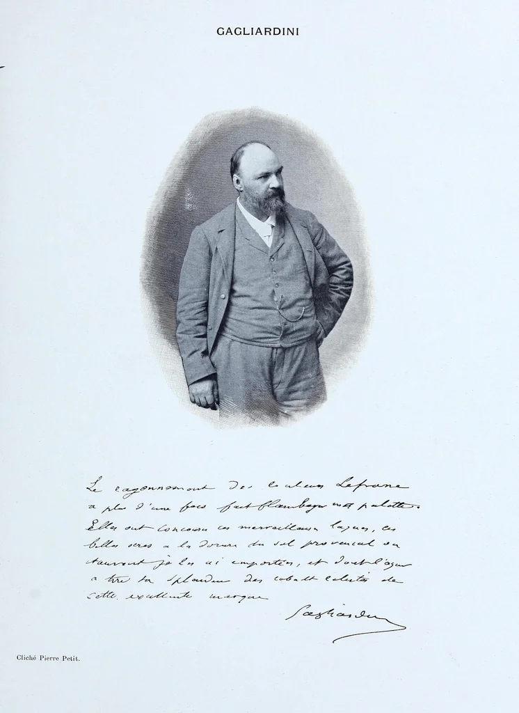 An illustration from Les peintres et la couleur, 1902, leaf 129