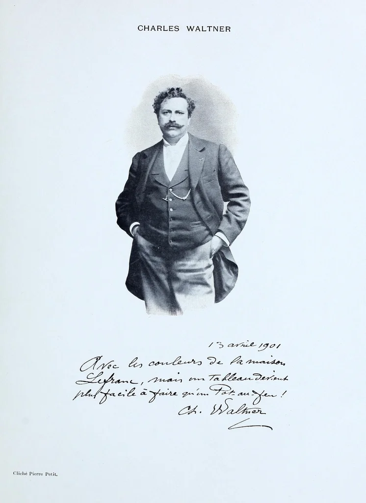 An illustration from Les peintres et la couleur, 1902, leaf 221
