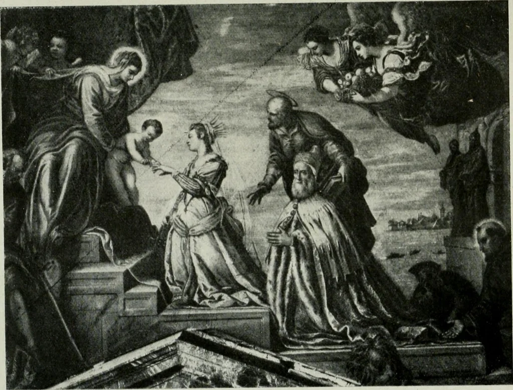 An illustration from Les pierres de Venise : études locales pouvant servir de direction aux voyageurs séjournant à Venise et à Vérone, 1921, leaf 358