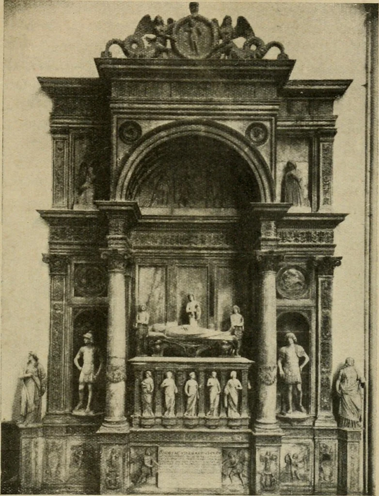An illustration from Les pierres de Venise : études locales pouvant servir de direction aux voyageurs séjournant à Venise et à Vérone, 1921, leaf 64