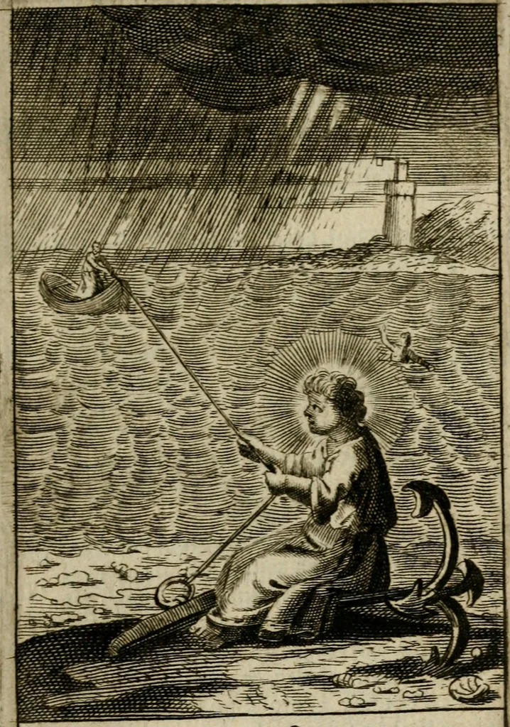 An illustration from Les pieux sentimens d'une ame chrestienne : exposez sous des emblesmes familiers, tirez de l'Ecriture Sainte : divisez en trois parties : la premiere traite des larmes & soûpirs de la penitence, la seconde, des desirs de l'ame juste, la troisième, des soûpirs d'une ame convertie en Dieu : traduction nouvelle, avec des figures, 1692, leaf 256