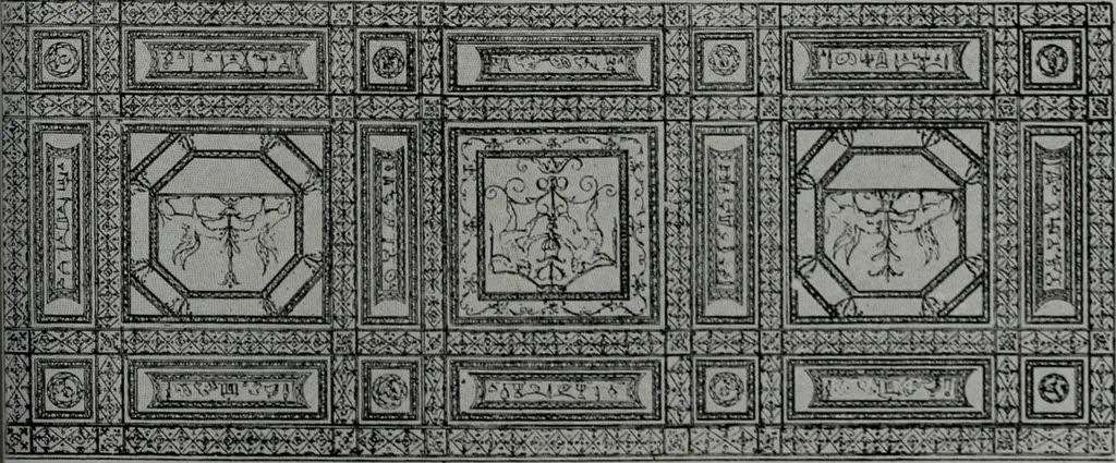 An illustration from Les plafonds; transformations progressives du XVIe au XIXe siècle, deux cent trent reproductions documentaires, 1922, leaf 118