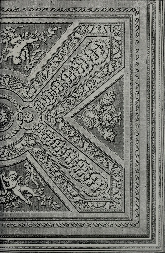 An illustration from Les plafonds; transformations progressives du XVIe au XIXe siècle, deux cent trent reproductions documentaires, 1922, leaf 128