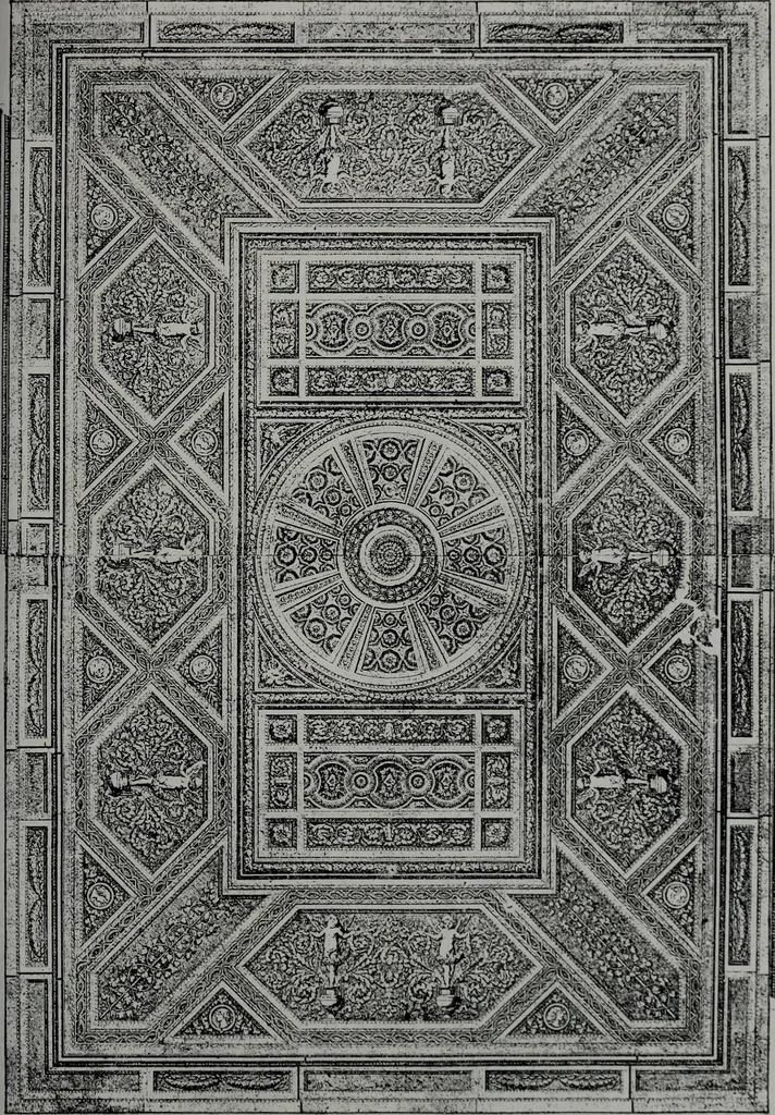 An illustration from Les plafonds; transformations progressives du XVIe au XIXe siècle, deux cent trent reproductions documentaires, 1922, leaf 132