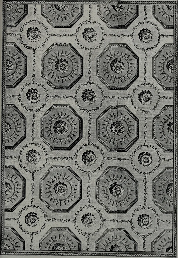 An illustration from Les plafonds; transformations progressives du XVIe au XIXe siècle, deux cent trent reproductions documentaires, 1922, leaf 140