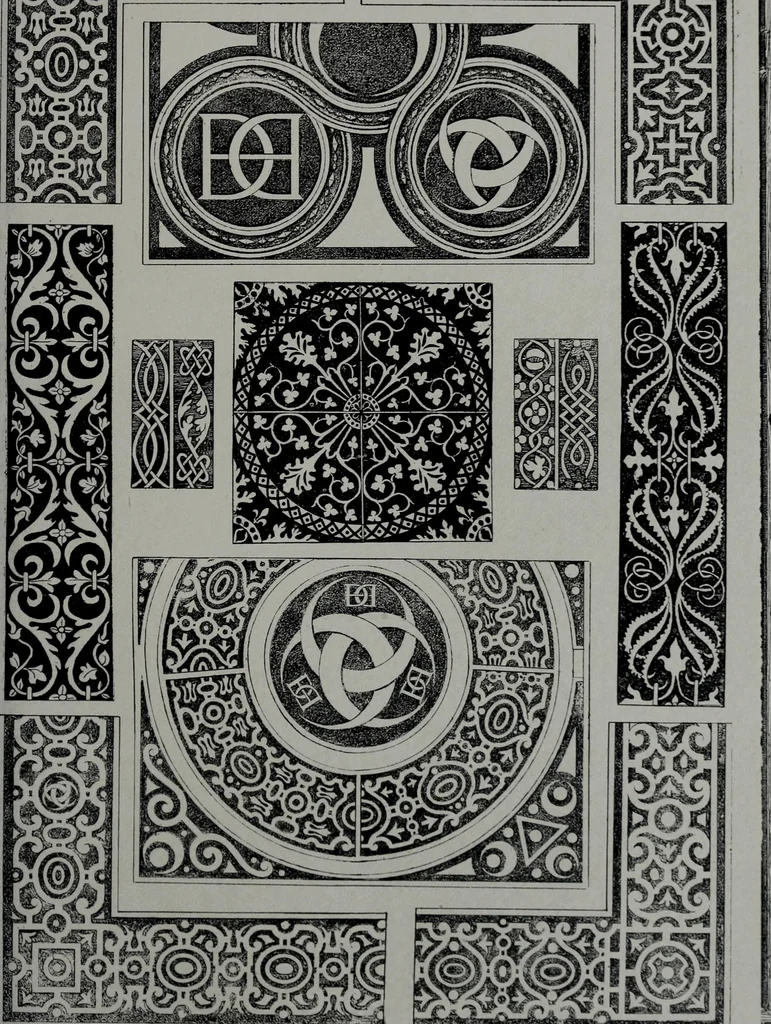 An illustration from Les plafonds; transformations progressives du XVIe au XIXe siècle, deux cent trent reproductions documentaires, 1922, leaf 16