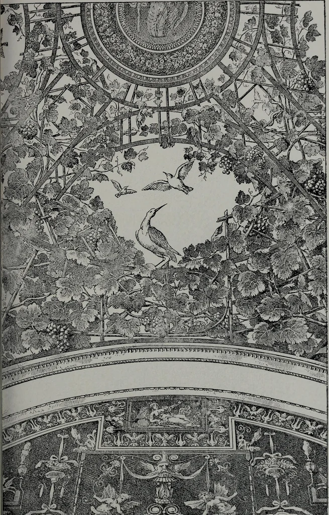 An illustration from Les plafonds; transformations progressives du XVIe au XIXe siècle, deux cent trent reproductions documentaires, 1922, leaf 72