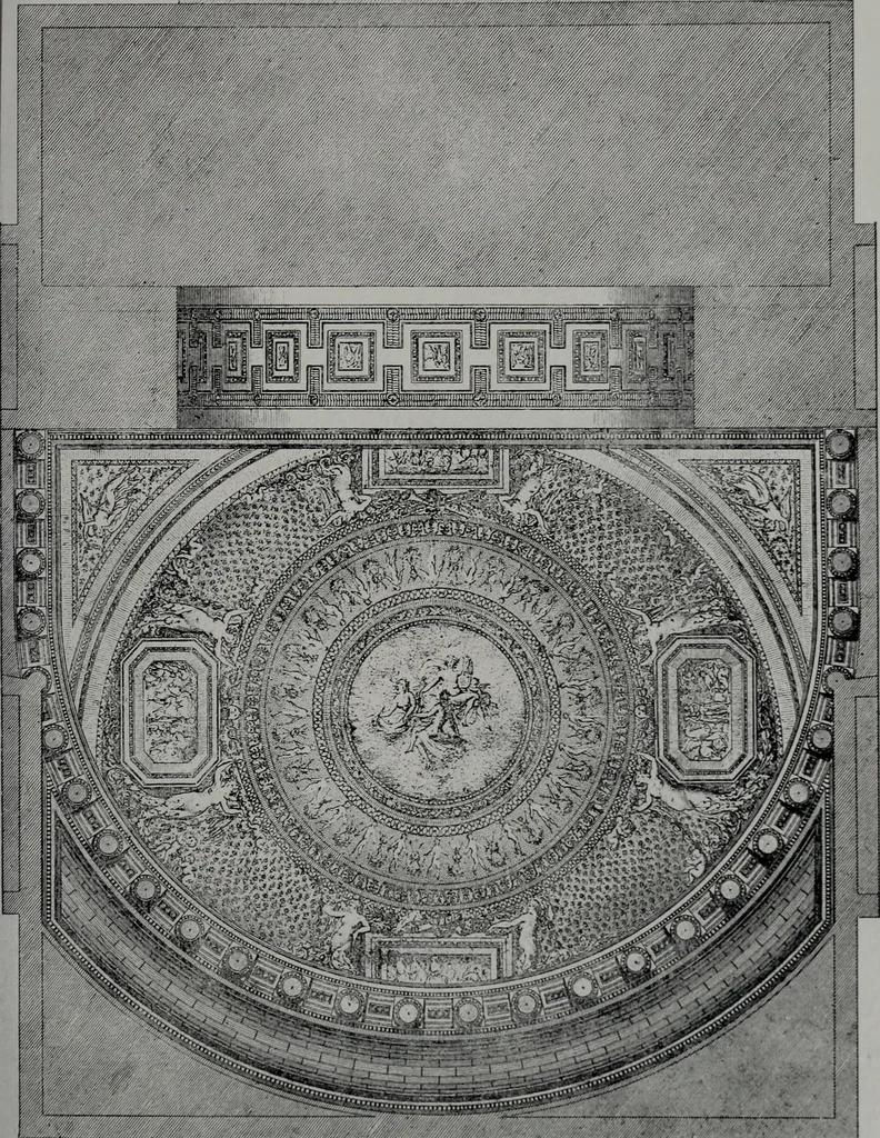 An illustration from Les plafonds; transformations progressives du XVIe au XIXe siècle, deux cent trent reproductions documentaires, 1922, leaf 78