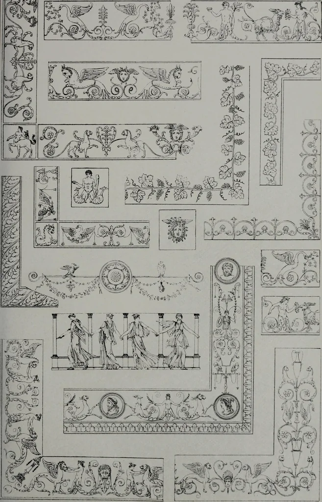 An illustration from Les plafonds; transformations progressives du XVIe au XIXe siècle, deux cent trent reproductions documentaires, 1922, leaf 84