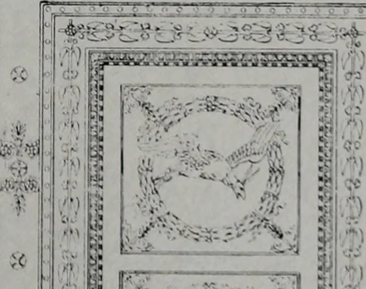 An illustration from Les plafonds; transformations progressives du XVIe au XIXe siècle, deux cent trent reproductions documentaires, 1922, leaf 88