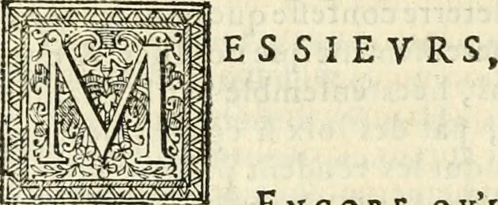 An illustration from Les Plaidoyez et harangues de monsieur Le Maistre, 1659, leaf 765
