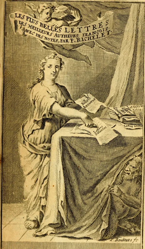 An illustration from Les plus belles lettres des meilleurs auteurs François : avec des notes, 1696, leaf 10