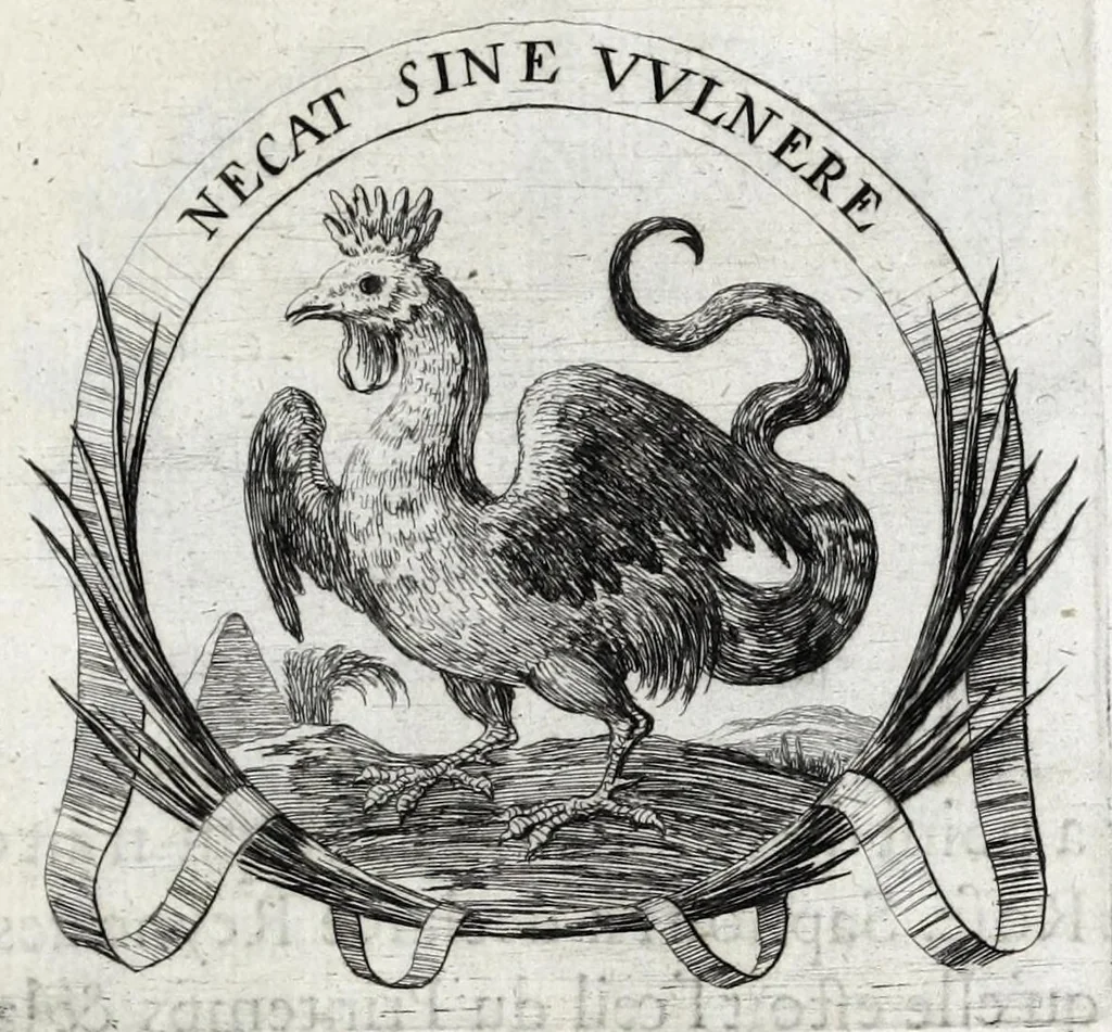 An illustration from Les poesies du P. Pierre Le Moine, de la Compagnie de Iesus, 1650, leaf 103