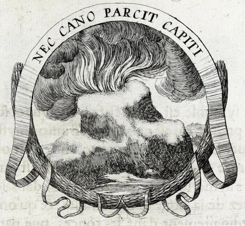 An illustration from Les poesies du P. Pierre Le Moine, de la Compagnie de Iesus, 1650, leaf 107
