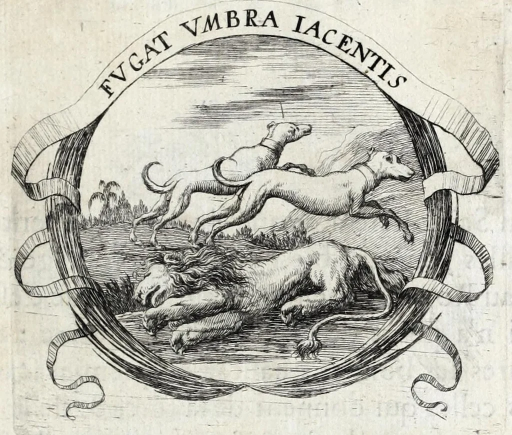 An illustration from Les poesies du P. Pierre Le Moine, de la Compagnie de Iesus, 1650, leaf 11