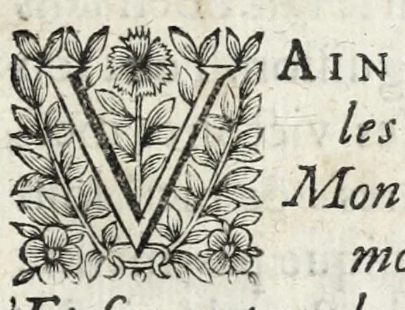 An illustration from Les poesies du P. Pierre Le Moine, de la Compagnie de Iesus, 1650, leaf 11