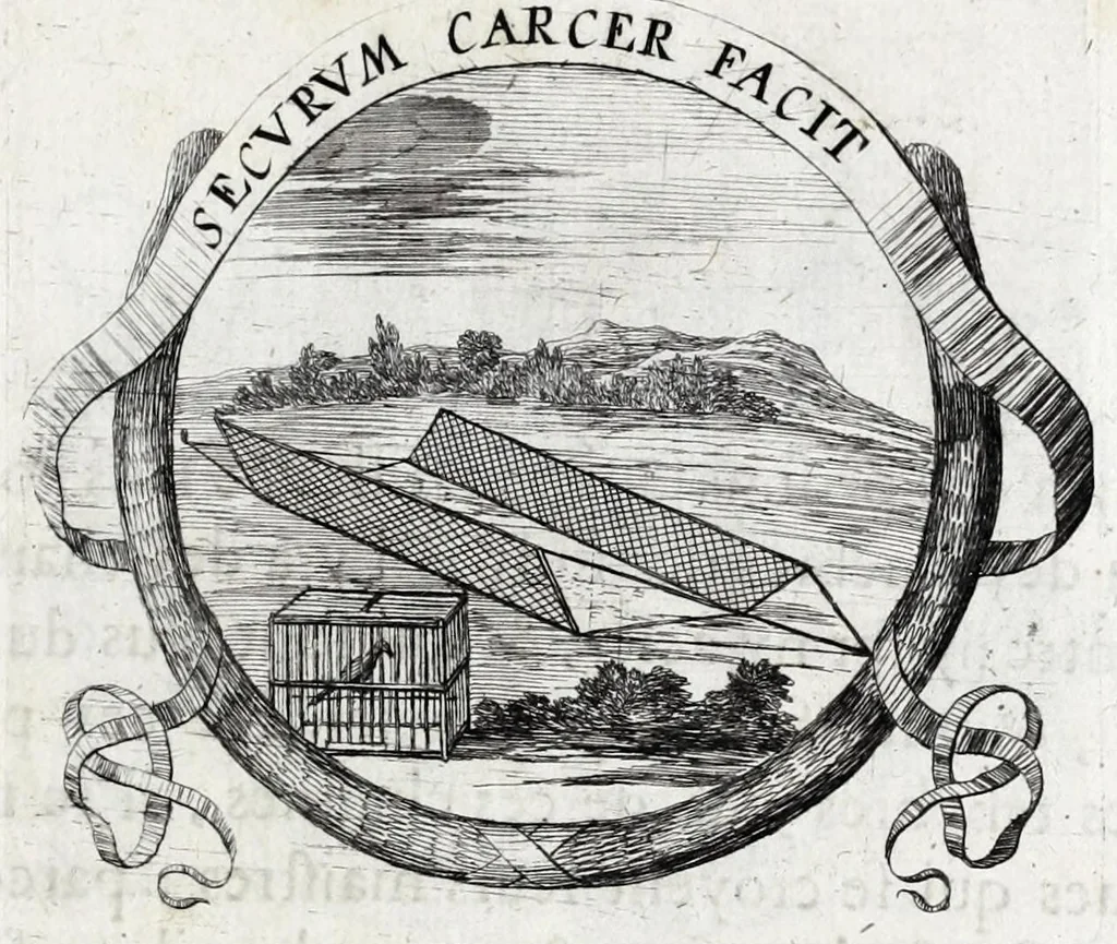 An illustration from Les poesies du P. Pierre Le Moine, de la Compagnie de Iesus, 1650, leaf 115