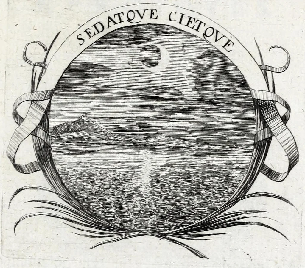 An illustration from Les poesies du P. Pierre Le Moine, de la Compagnie de Iesus, 1650, leaf 17