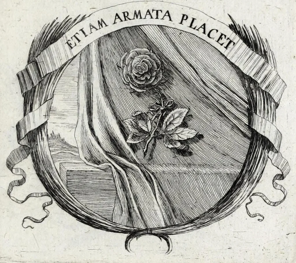 An illustration from Les poesies du P. Pierre Le Moine, de la Compagnie de Iesus, 1650, leaf 23
