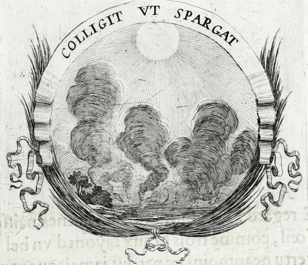 An illustration from Les poesies du P. Pierre Le Moine, de la Compagnie de Iesus, 1650, leaf 37