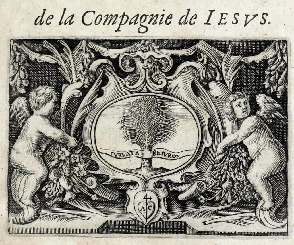 An illustration from Les poesies du P. Pierre Le Moine, de la Compagnie de Iesus, 1650, leaf 5
