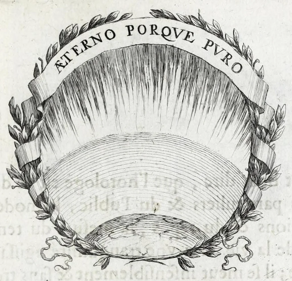 An illustration from Les poesies du P. Pierre Le Moine, de la Compagnie de Iesus, 1650, leaf 85