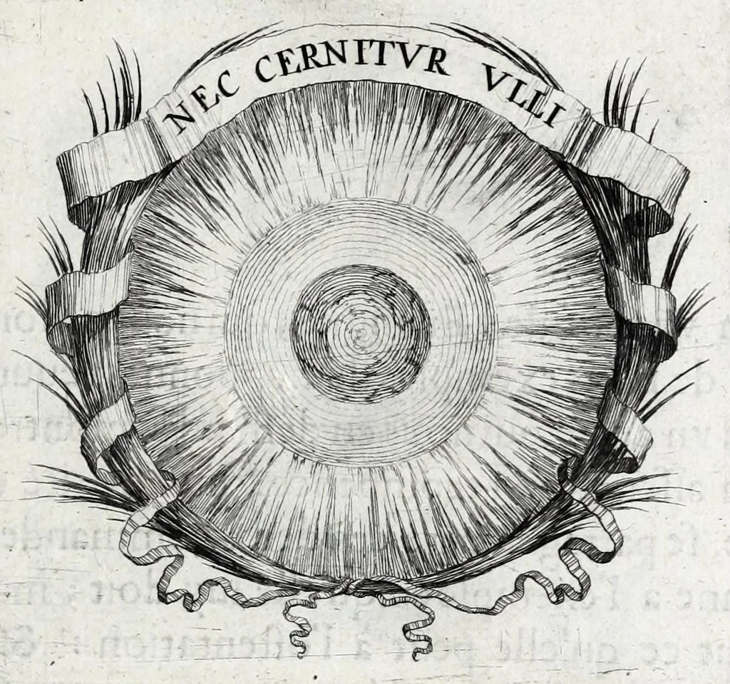 An illustration from Les poesies du P. Pierre Le Moine, de la Compagnie de Iesus, 1650, leaf 93