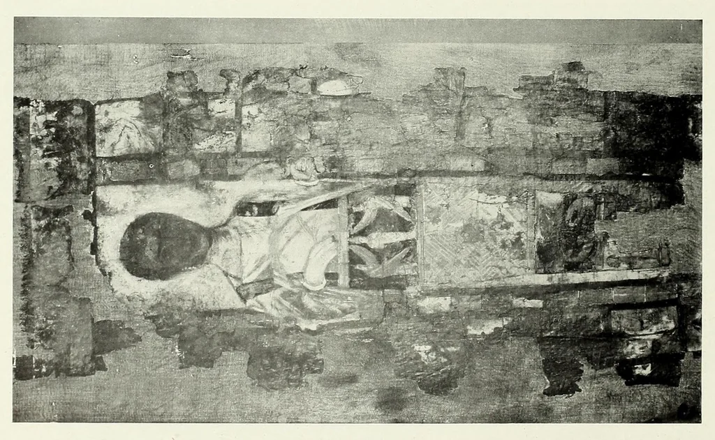 An illustration from Les portraits d'Antinoé au Musée Guimet, 1912, leaf 84