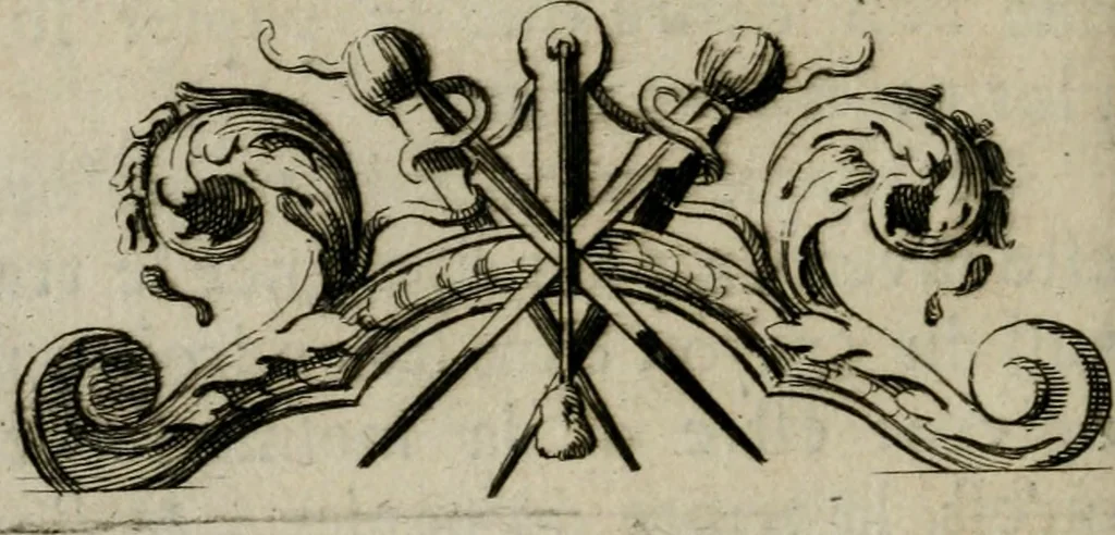 An illustration from Les premiers elemens de la peinture pratique : enrichis de figures de proportion mesurées sur l'antique, 1684, leaf 49