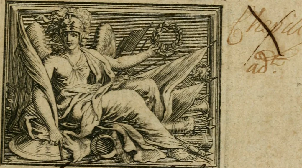An illustration from Les premiers elemens de la peinture pratique : enrichis de figures de proportion mesurées sur l'antique, 1684, leaf 6