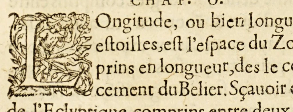An illustration from Les principes d'astronomie et cosmographie : auec l'vsage du globe., 1582, leaf 66