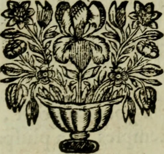An illustration from L'esprit de cour, ou, Les cent conversations galantes, 1681, leaf 156