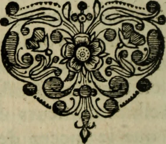 An illustration from L'esprit de cour, ou, Les cent conversations galantes, 1681, leaf 209