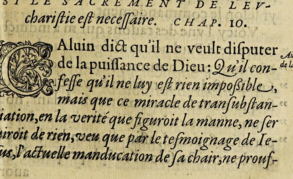 An illustration from Les propositions contentieuses, 1562, leaf 123