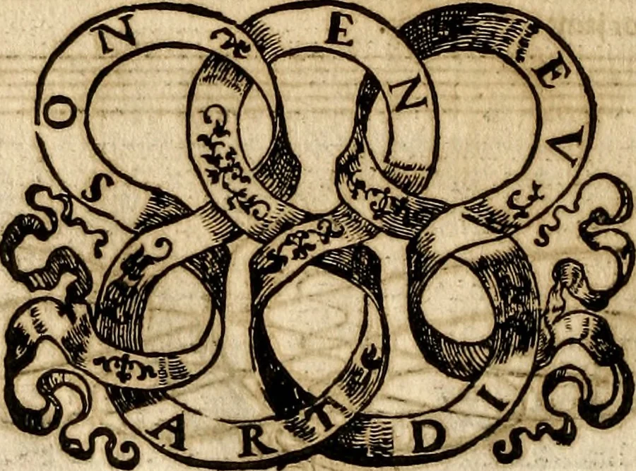 An illustration from Les pseaumes de David, mis en musique a quatre & cinq parties,, 1627, leaf 145