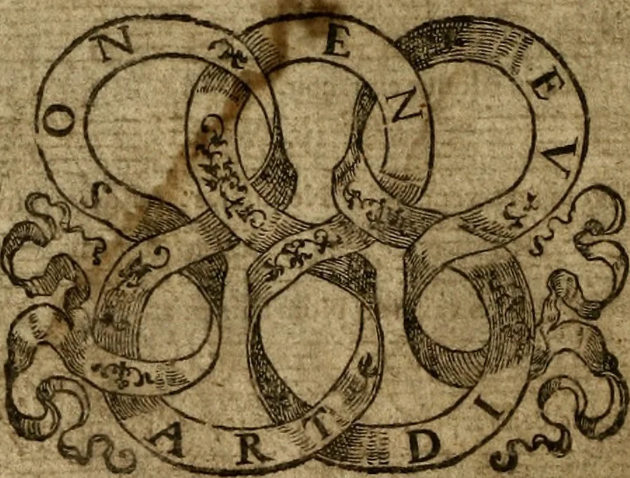 An illustration from Les pseaumes de David, mis en musique a quatre & cinq parties,, 1627, leaf 163