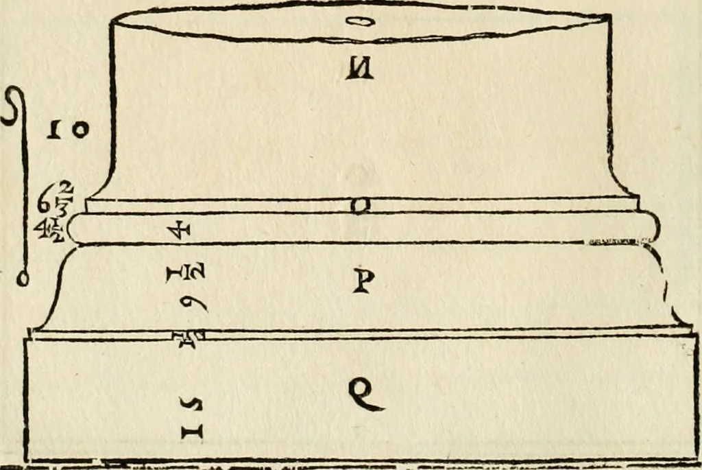 An illustration from Les quatre liures de l'architecture d'André Palladio : mis en françois : dans lesquels, après vn petit traitté des cinq ordres, auec quelques-vnes des plus necessaires obseruations pour bien bastir, il parle de la construction des maisons particulieres, des grands chemins, des ponts, des places publiques, des xystes, des basiliques, & des temples, 1650, leaf 27