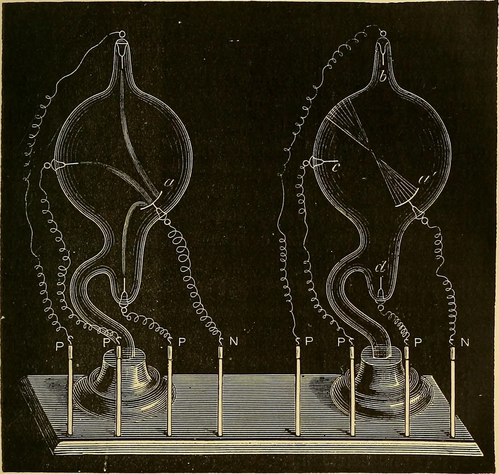 An illustration from Les rayons X et la photographie a travers les corps opaques, 1896, leaf 56