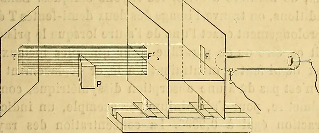 An illustration from Les rayons X et la photographie a travers les corps opaques, 1896, leaf 96