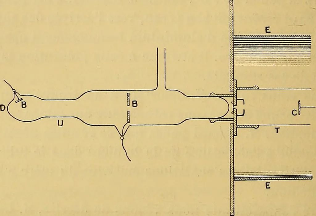 An illustration from Les rayons X et la photographie a travers les corps opaques, 1896, leaf 89